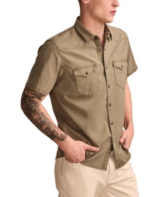 Men's Short-Sleeve Regular-Fit Western Shirt