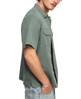 Men's Panther Moto Button-Front Shirt