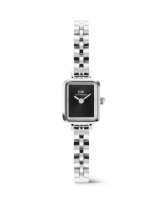 Women's Analog Silver-Tone Stainless Steel Watch, 18 mm
