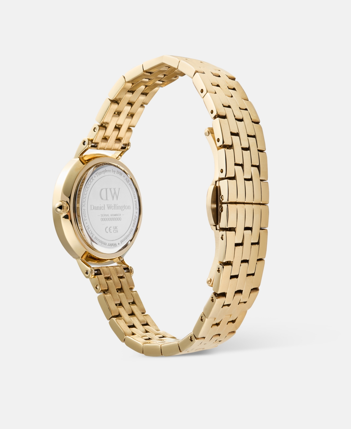 Daniel Wellington Women's Date Gold-Tone Stainless Steel Watch, 28mm