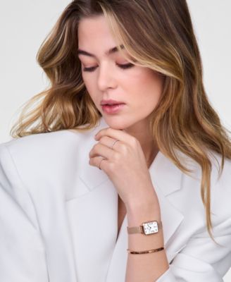 Women's Date Rose Gold-Tone Stainless Steel Watch, 26mm