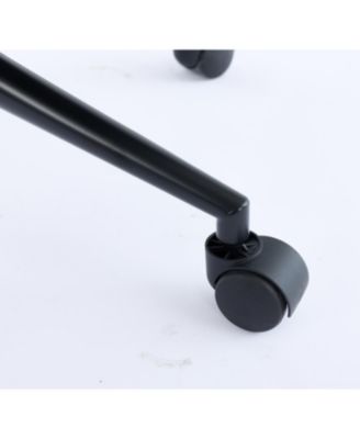 Antique PU Leather Office Chair with High Backrest & Swivel