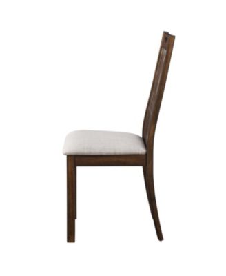 Streamdale 2 Pieces Set Dining Side Chair Rustic Modern Farmhouse Design Retro Design Easy to Assembly