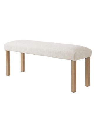  Modern 6-Piece Dining Set: Table, 4 Chairs & Bench