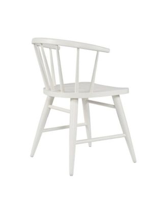 Fitz Traditional Solid Wood Curved Back Spindle Dining Chair