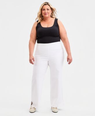 Plus Size Wide-Leg Pants