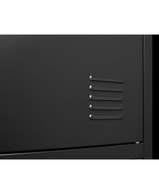 Streamdale 6-Door Employee Storage Locker w/ Card Slot (Black)