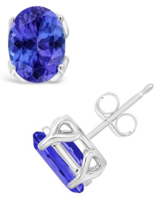 Tanzanite Stud Earrings (2-5/8 ct. t.w.) in 14k Yellow Gold (also in 14k White Gold)