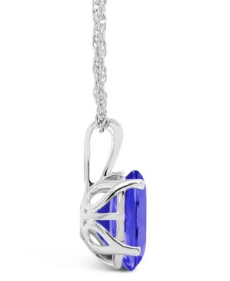 Tanzanite Pendant Necklace (3-1/6 ct. t.w.) in 14k Yellow Gold (also in 14k White Gold)