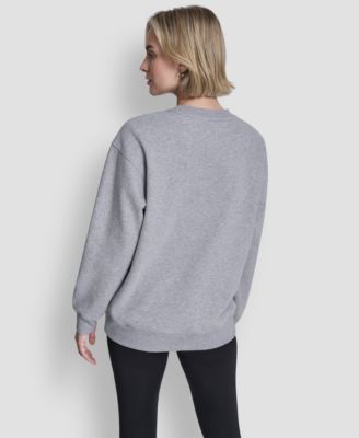 Women's Nolita Rhinestone Logo Crew Neck Sweatshirt