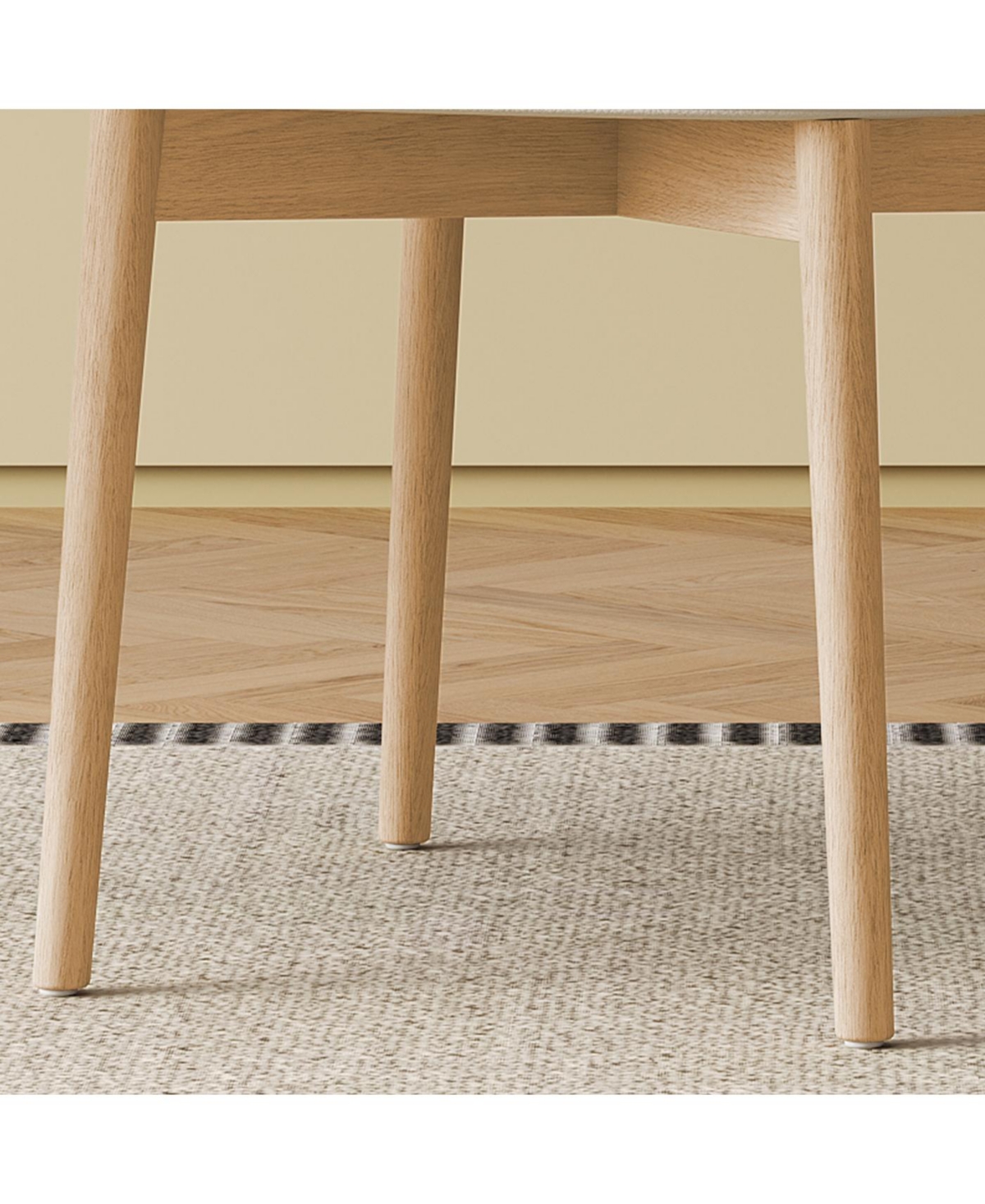 Streamdale Mid-Century Modern Wood Dining Chair (Set of 2) - Natural Wood Color