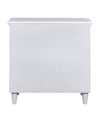 Nightstand with 3 Drawers Modern Bedside Table with Smooth Gliding Rails & Metal Handle