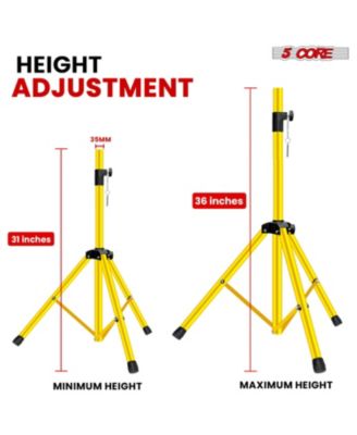 Speaker Stand 36" Adjustable PA DJ Tripod Heavy Duty
