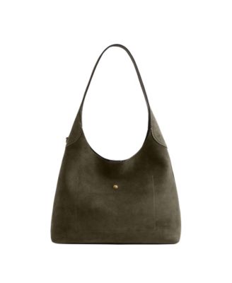 Brooklyn Large Suede Shoulder Bag 34
