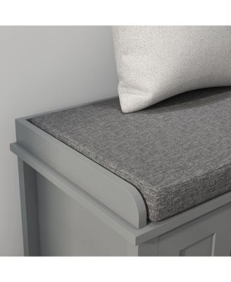 Compact Shoe Bench with Hidden Storage