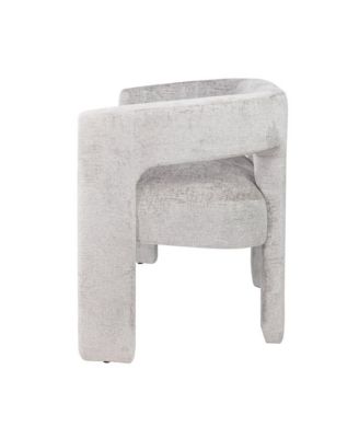 Gwen Modern Luxury Jacquard Fabric Upholstered Sculpture Bench