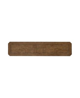 Carolina Park Sofa Table for Living Room - Amber Brown Oak