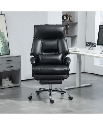 Overstuffed Office Chair, Reclining Computer Chair,