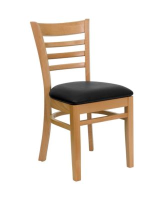 Ladder Back Wooden Restaurant Dining Chair