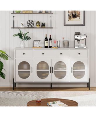 Buffet Cabinet with Storage,62'' Large Sideboard