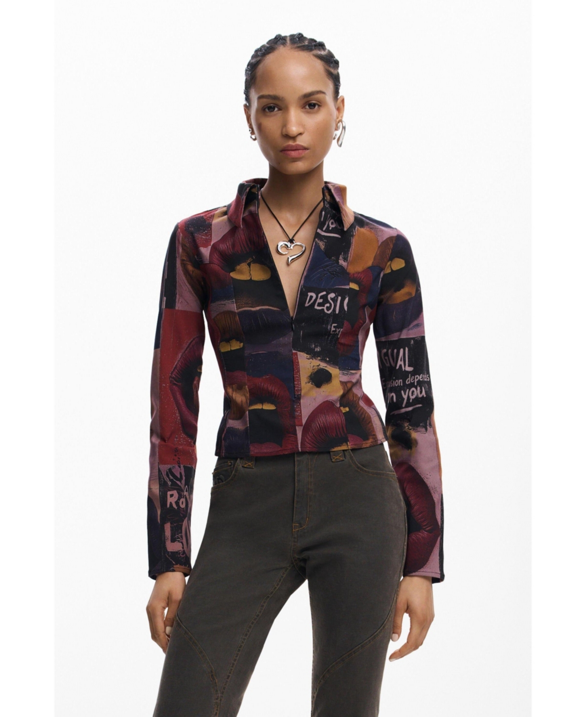 Desigual Women's Long Sleeve Shirt