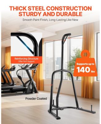 SUGFIT Punching Bag Stand Heavy Duty Boxing Bag Stand Holds 140 LB with Weighted Base