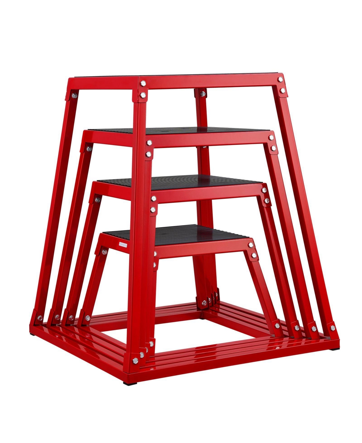 Sugfit Plyo Jump Box Set 12/18/24/30" Agility Training Box Red