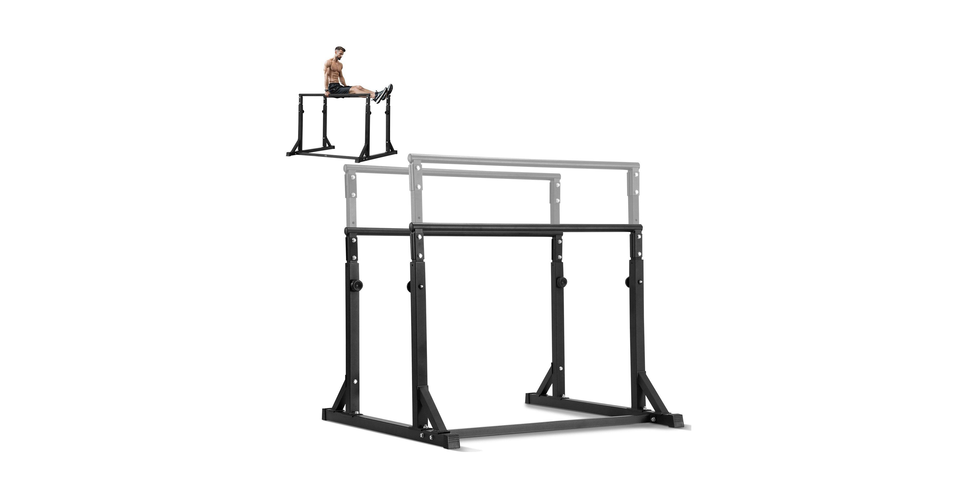 Sugfit Heavy Duty Dip Bar Station 800 Lb Capacity Adjustable Height
