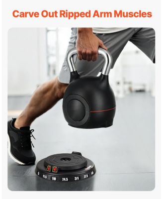 SUGFIT Adjustable Kettlebell 5–44 LB 7-Level Weight Training Kettlebell