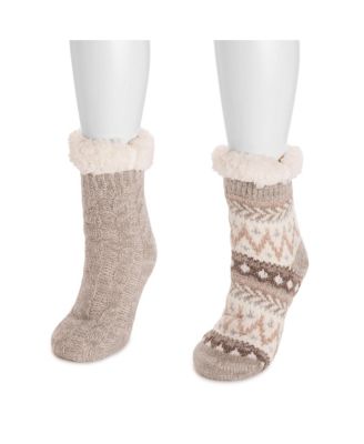 Women's 2 Pack Chenille Cabin Sock