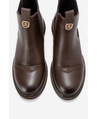 Sidney Leather Buckled Chelsea Boot (Women)