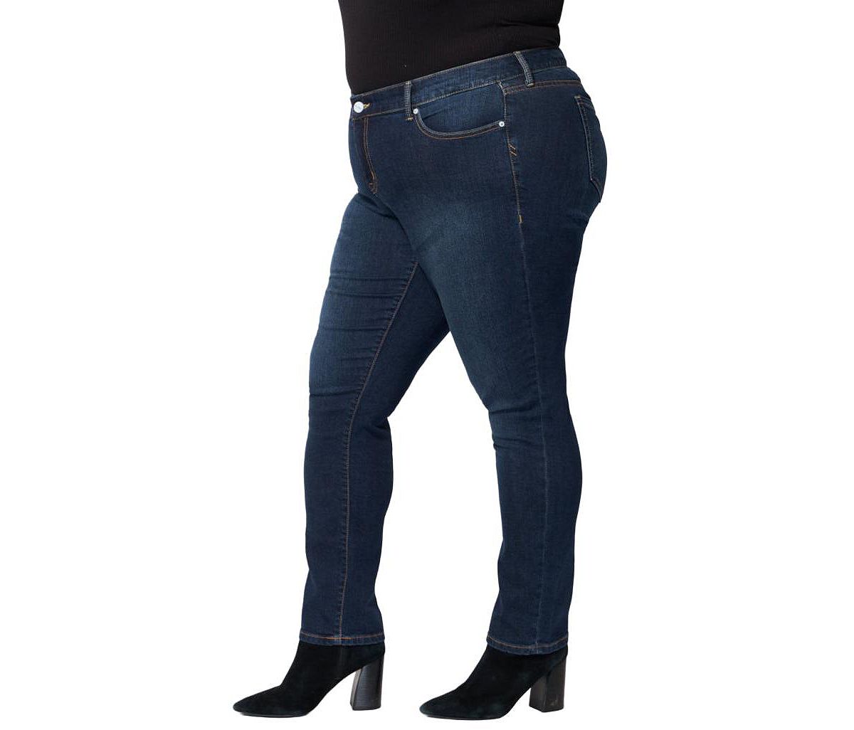 SLINK Jeans Women's Denim mid rise Jeans view 3 — MAYCSS fashion products