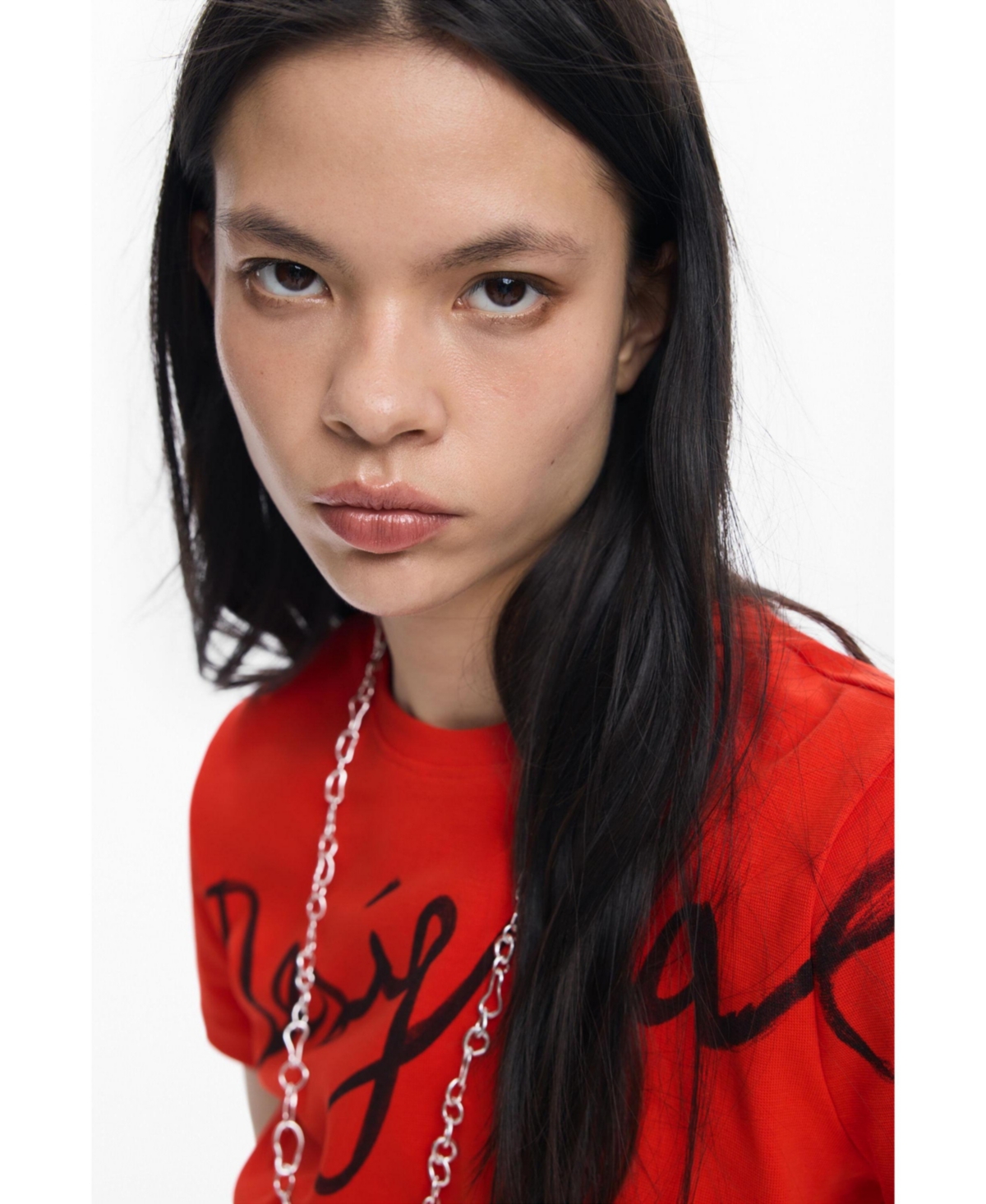 Desigual Women's Logo knit t-shirt