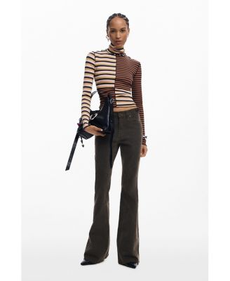 Women's LONG SLEEVE HIGH NECK T-SHIRT