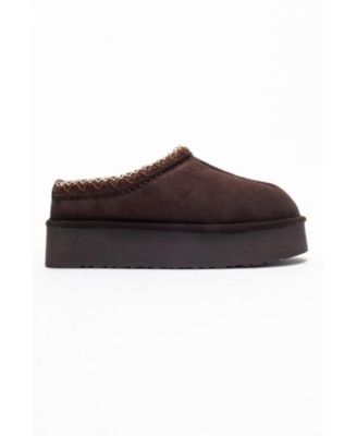 Avelia Leather Winter Slippers (Women)