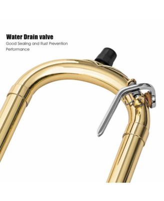 B Flat Brass Trombone with Mouthpiece