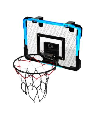 Kids Basketball Hoop with Electronic Scoreboard and Lights