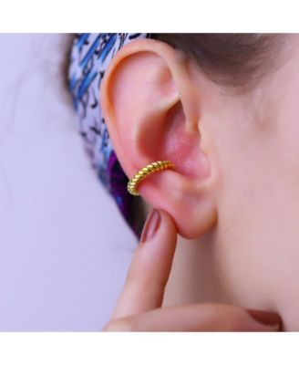 Twisted Sterling Silver Ear Cuff No Piercing