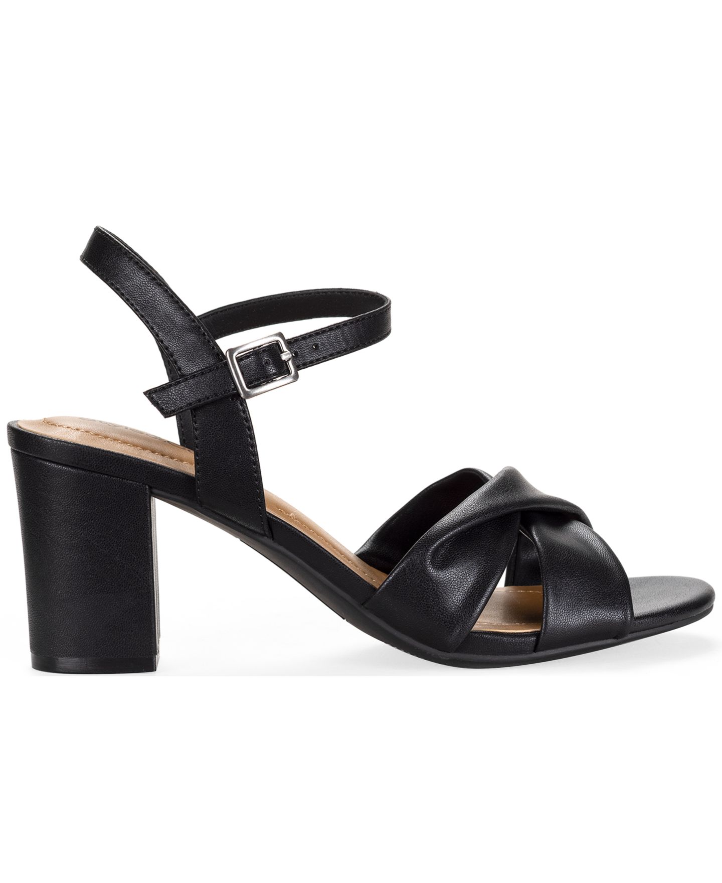 Женские сандалии Style & Co Pipperr Dress Sandals, цвет: Чёрный — фото 2