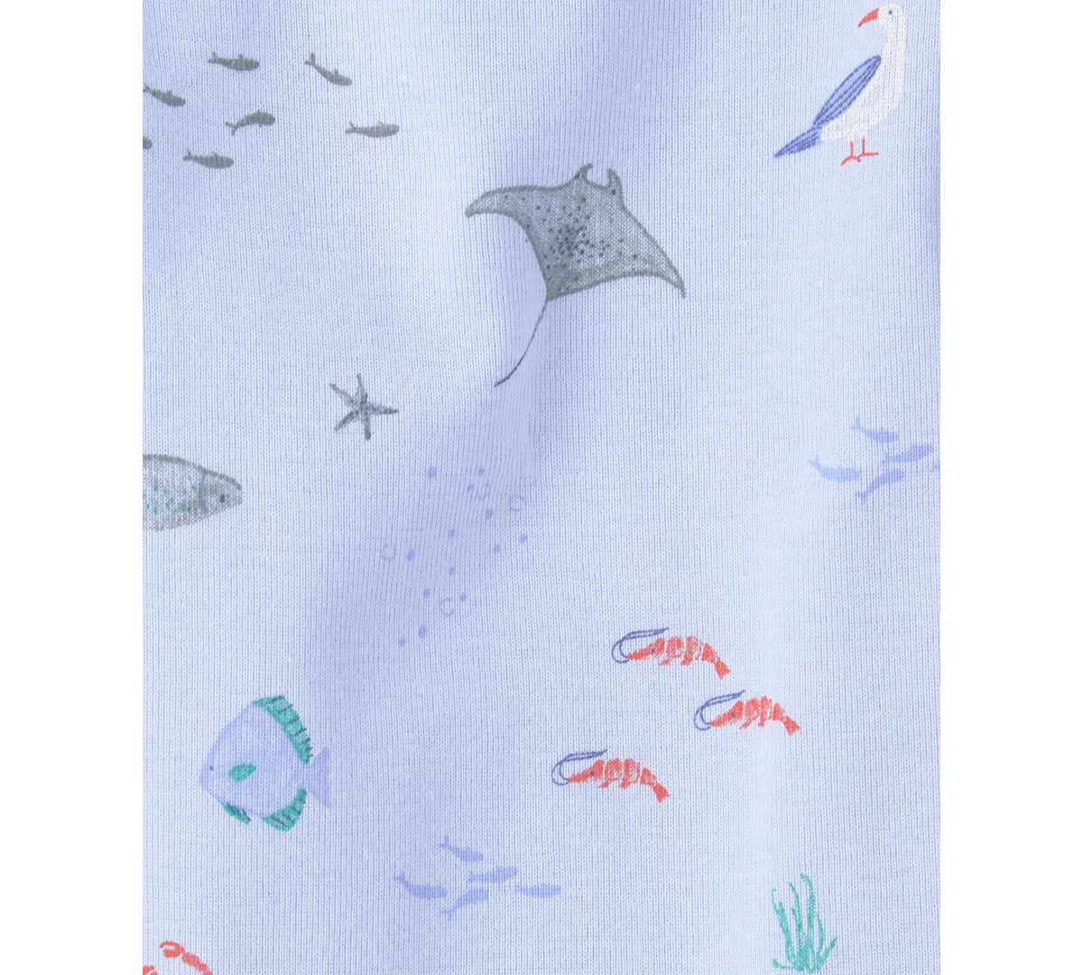 Carter's Baby Boys' Sea Animal Print Bodysuits and Pants, 3-Piece Set