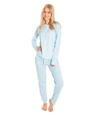 Women's Organic Cotton Jersey Two Piece Long Sleeve Pajama Set