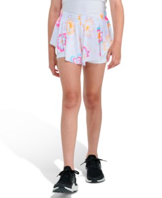 Girls' 8-16 Elastic Waistband Printed Flowy Shorts