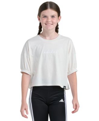 Girls' 8-16 Short Balloon-Sleeve T-Shirt