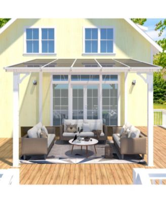 10'x8' Wall Mounted Gazebos Pergola