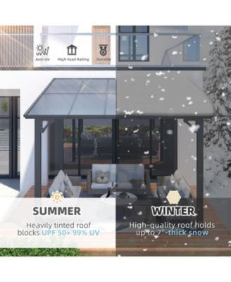 10'x8' Wall Mounted Gazebos Pergola