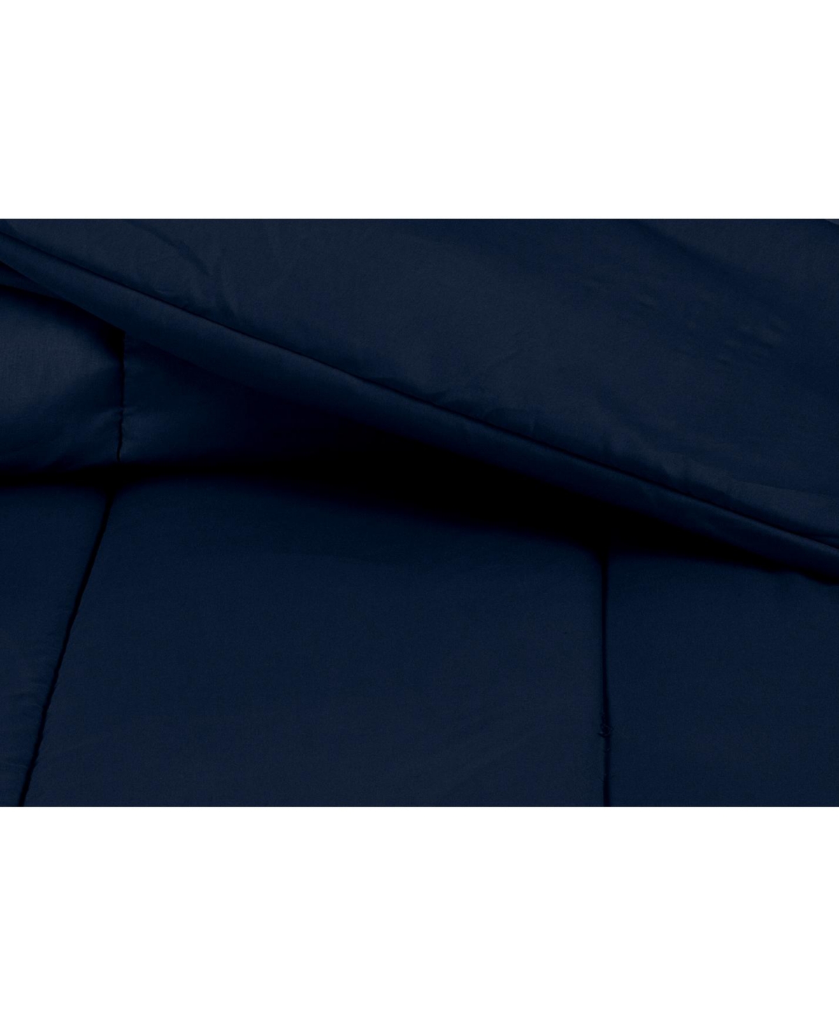 Chanasya Premium Solid Navy Comforter Set – Soft Dark Blue Microfiber Bedding – 3 Piece Set with 1 Comforter and 2 Pillow Shams