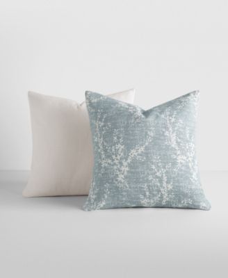 Cotton Slub 2-Pack Decorative Pillows, 20" x 20"