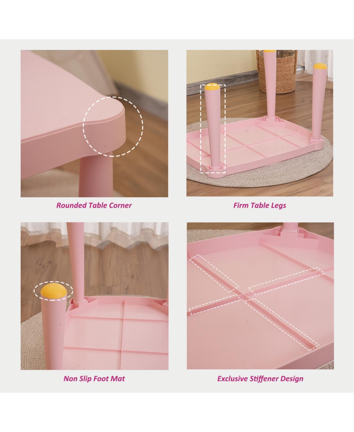 Streamdale Furniture 3-Piece Kids Table & Chair Set