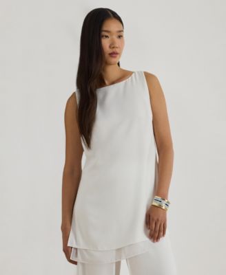 Women's Double-Faced Sleeveless Tunic Top