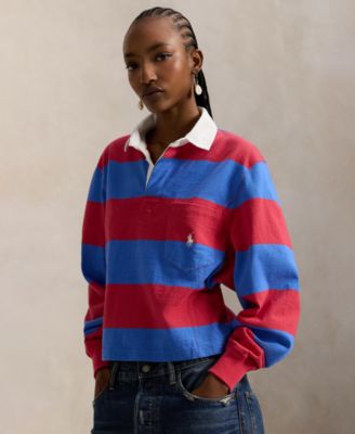 Women's Wide Stripe Rugby Shirt